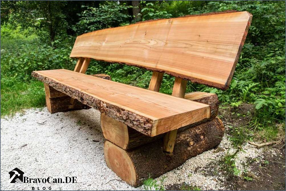 Gartenbank Holz Selber Bauen Rustikale Gartenm Bel Starke Ausf Hrung