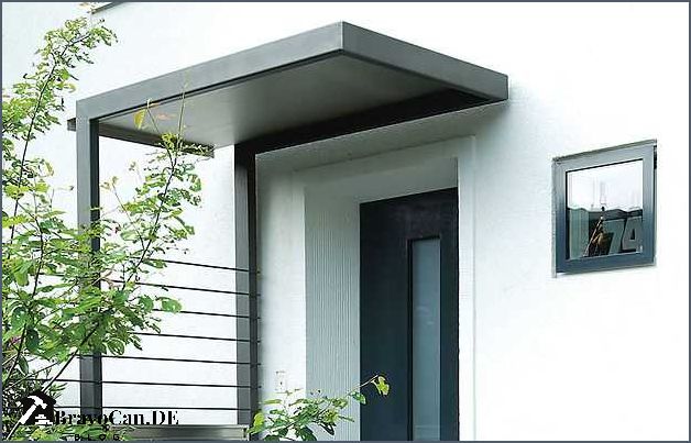 Vordach selber bauen Anleitung Materialien und Tipps