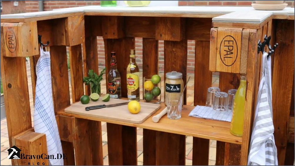 Bar aus Paletten bauen Ideen und Anleitungen für DIY-Palettenbars Bar aus Paletten bauen Ideen und Anleitungen für DIY-Palettenbars