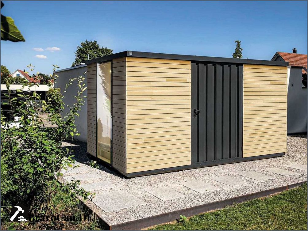 Gerätehaus mit Unterstand Der perfekte Schutz für Ihre Geräte Gerätehaus mit Unterstand Der perfekte Schutz für Ihre Geräte
