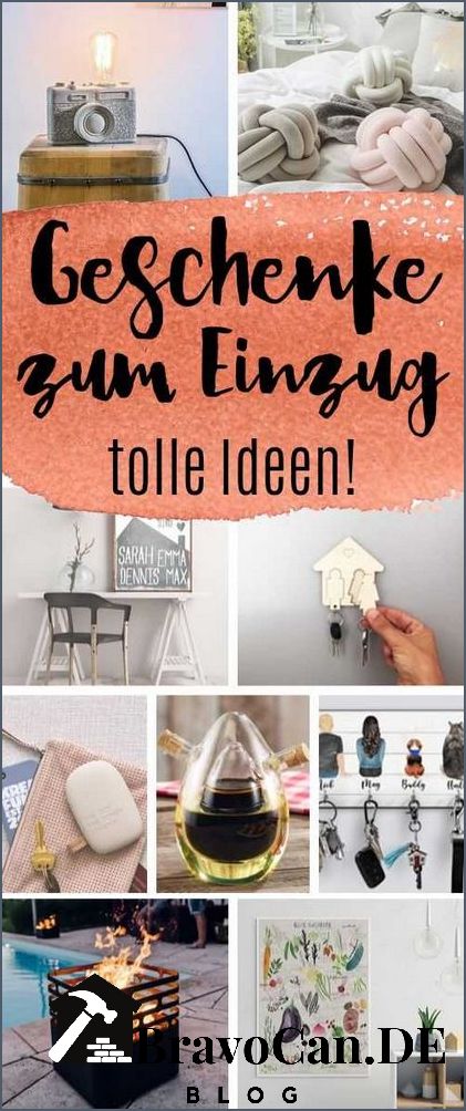 Geschenke zum Einzug selber machen - Kreative Ideen und Anleitungen