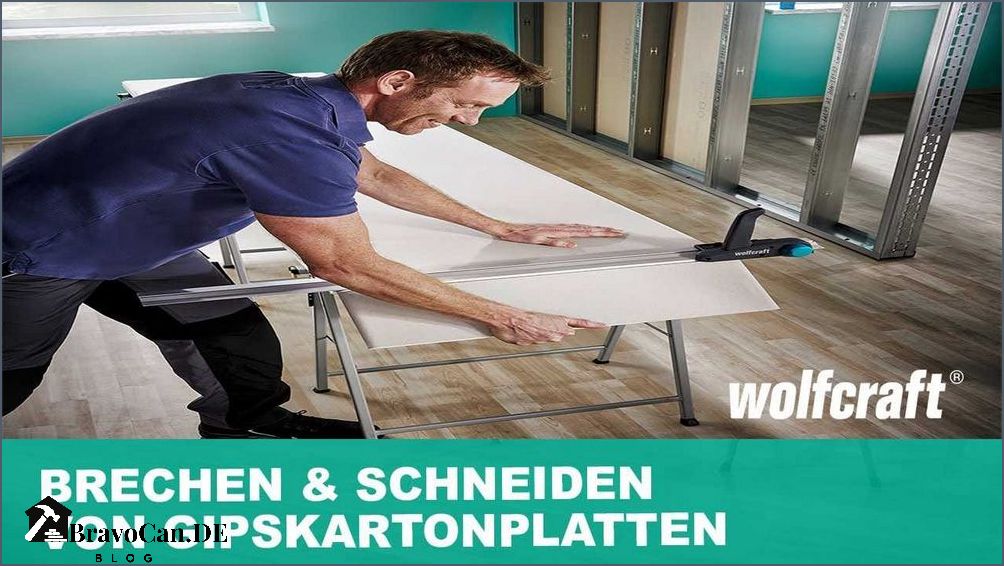Gipskarton schneiden Das richtige Werkzeug für präzise Schnitte
