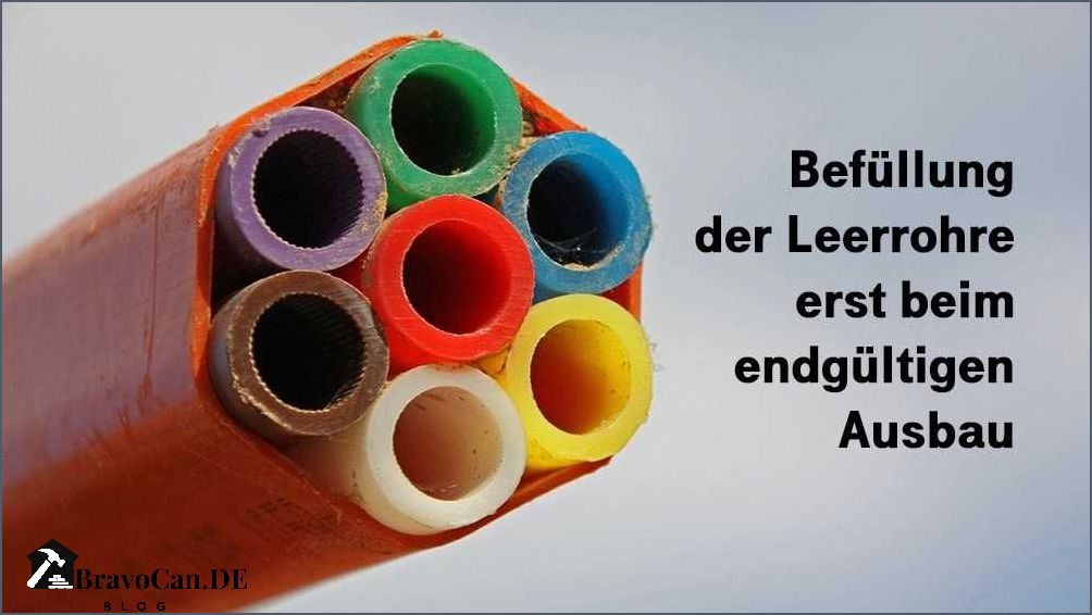 Glattes Leerrohr für innenliegende Glasfaserkabel Glattes Leerrohr für innenliegende Glasfaserkabel