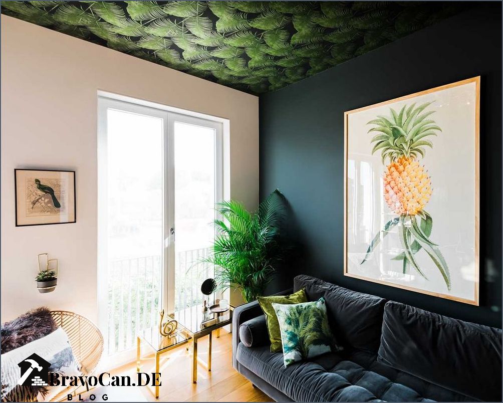Grüne Wand im Wohnzimmer Tipps und Ideen für eine natürliche und frische Atmosphäre