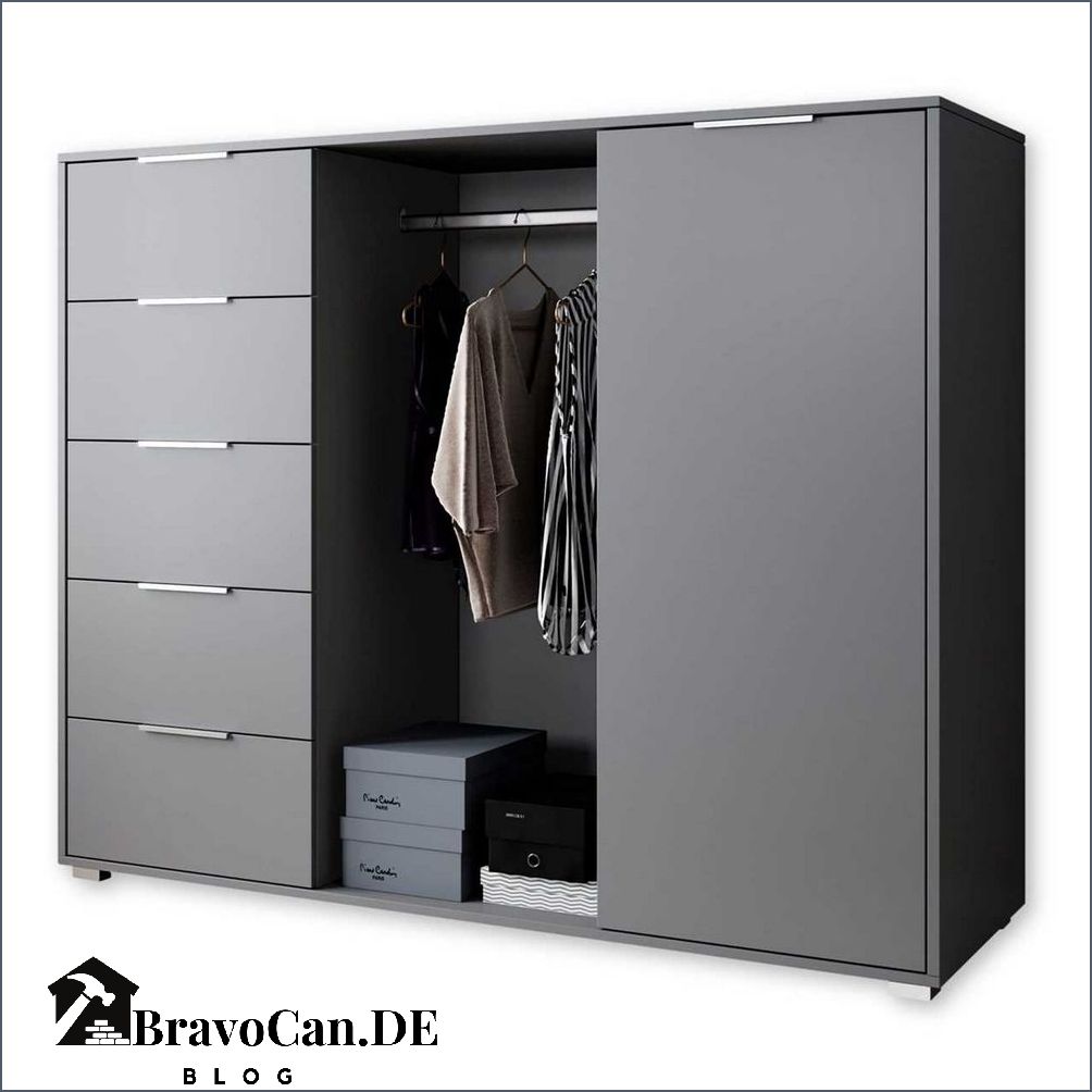 Halbhoher Kleiderschrank mit Stange - Platzsparende Lösung für Ihre Kleidung Halbhoher Kleiderschrank mit Stange - Platzsparende Lösung für Ihre Kleidung