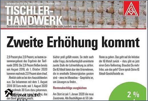 Handwerkskammer Tariflohn Zimmerer - Alle Informationen und Tarife