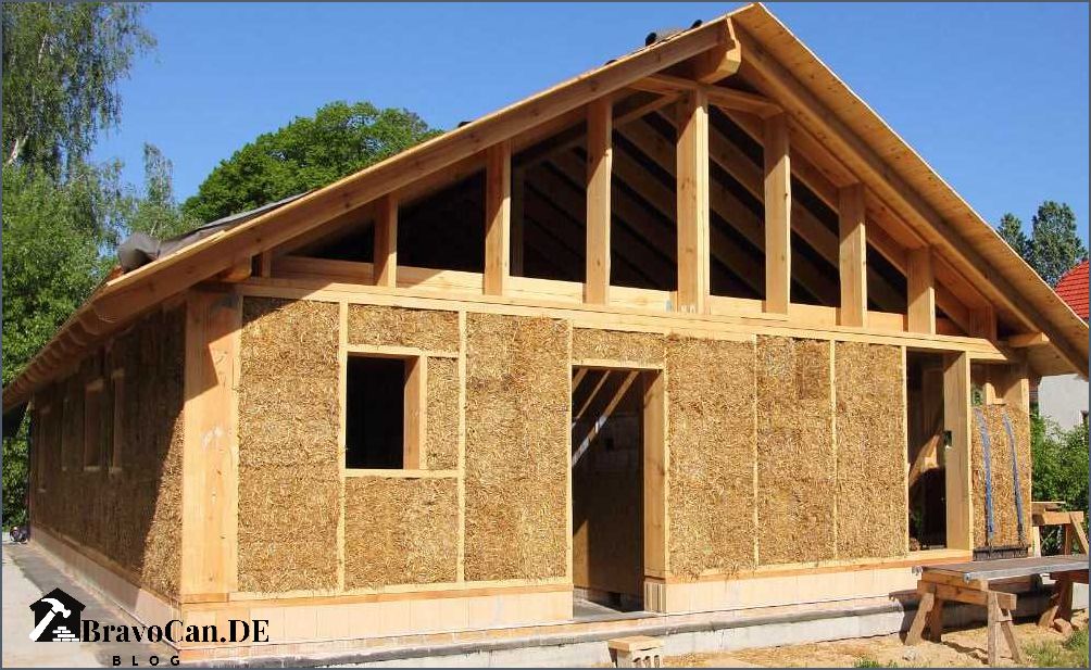 Haus aus Stroh Nachhaltig bauen mit natürlichen Materialien – Bravocan.DE
