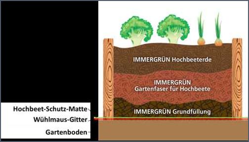 Hochbeet befüllen 3 Schichten für gesundes Wachstum