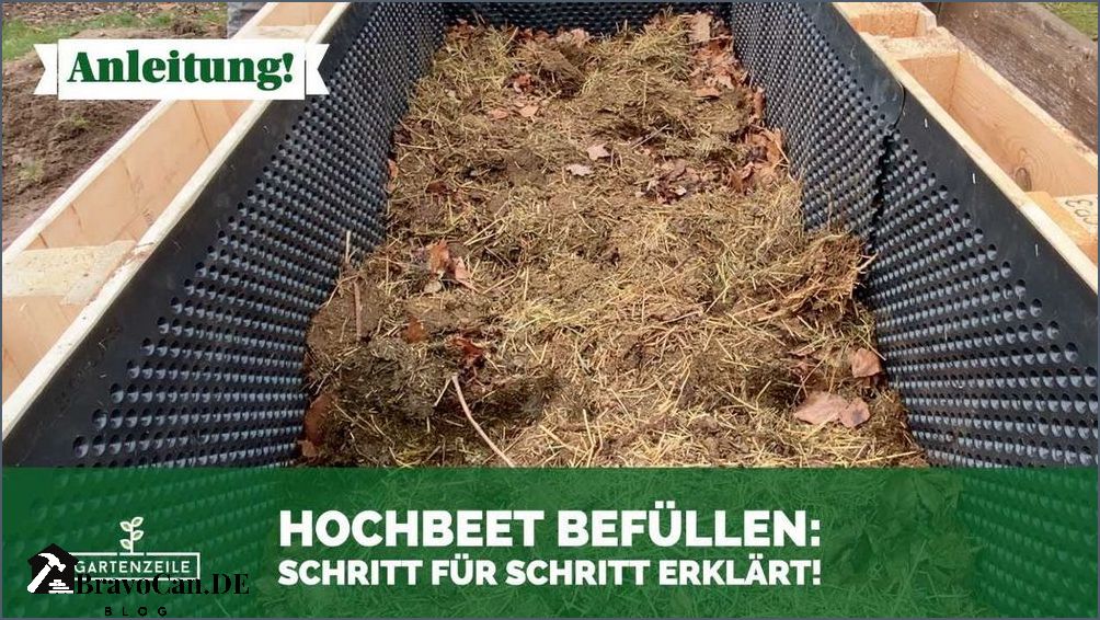 Hochbeet befüllen 3 Schichten für gesundes Wachstum