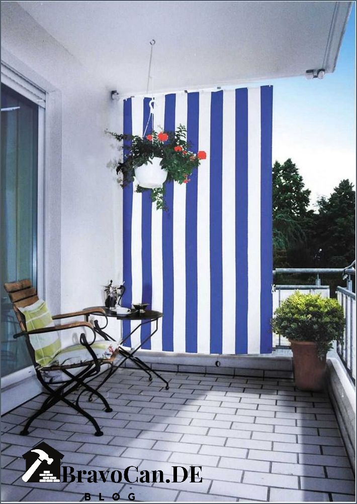 Sichtschutz Balkon Seitlich Holz