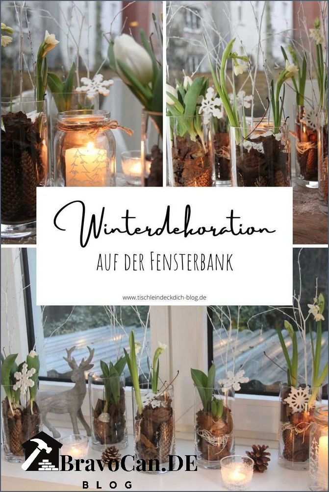 Ideen für selbstgemachte Winterdekorationen
