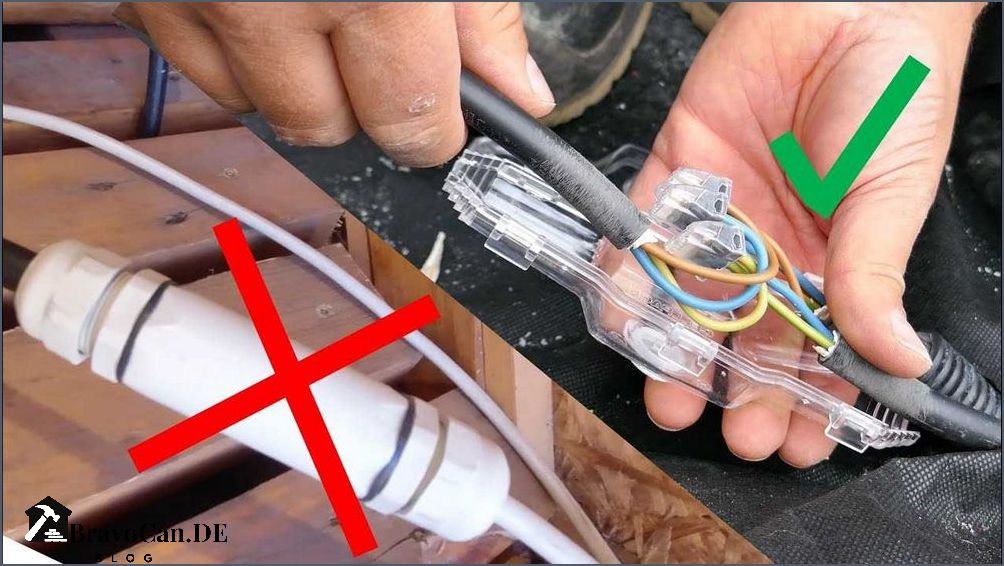 Kabel wasserdicht verbinden Tipps und Tricks für eine sichere und zuverlässige Verbindung