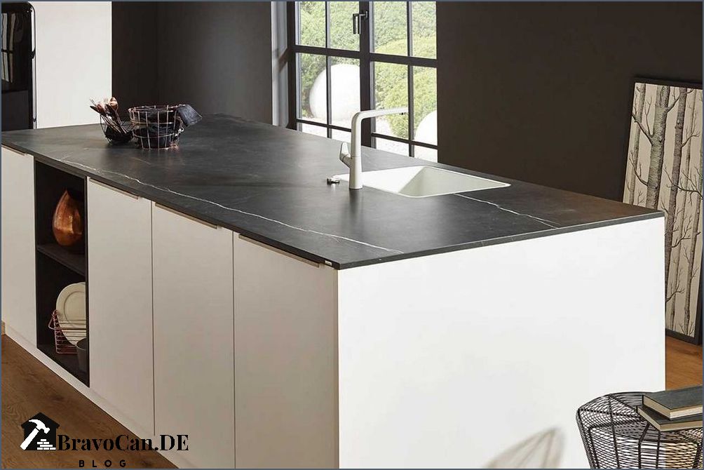 Küche mit Steinplatte Die perfekte Lösung für eine stilvolle und langlebige Küchenarbeitsplatte