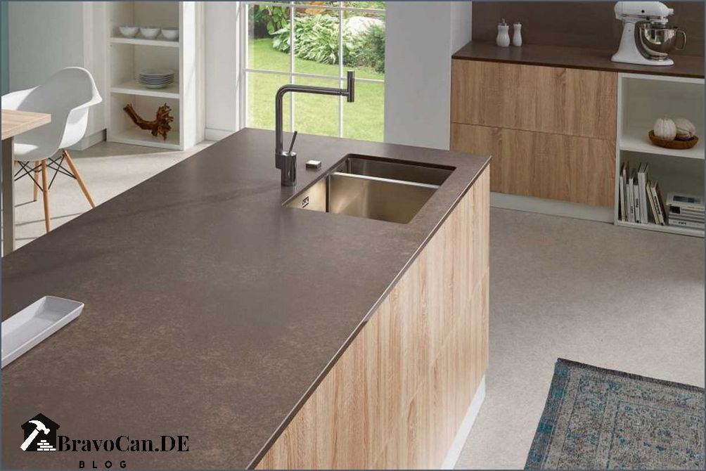 Küche mit Steinplatte Die perfekte Lösung für eine stilvolle und langlebige Küchenarbeitsplatte