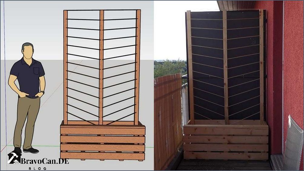 Pflanzkasten mit Rankgitter selber bauen Anleitung und Tipps Pflanzkasten mit Rankgitter selber bauen Anleitung und Tipps