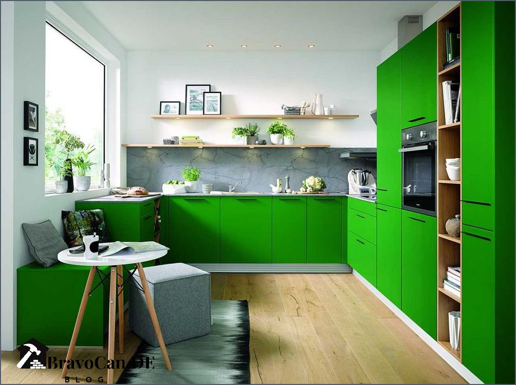Weiße Küche grüne Wandfarbe Ideen und Tipps für eine frische und moderne Küchengestaltung