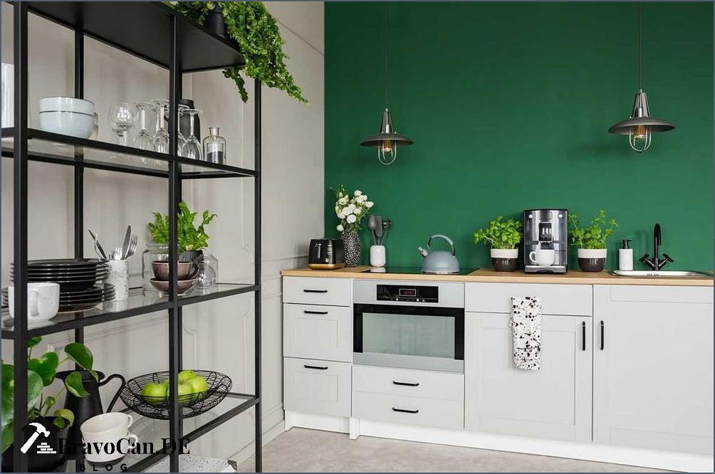 Weiße Küche grüne Wandfarbe Ideen und Tipps für eine frische und moderne Küchengestaltung