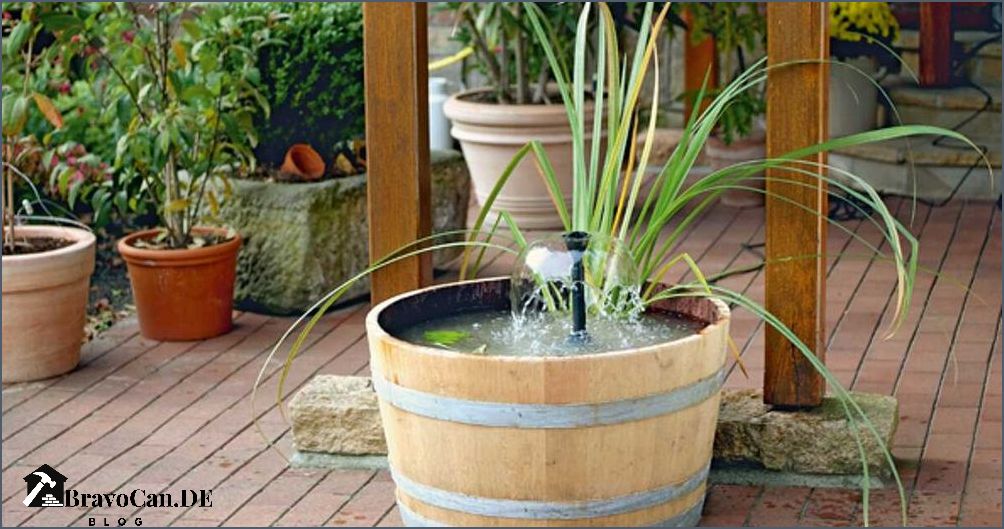 Brunnen selber bauen Balkon - Tipps und Anleitungen Brunnen selber bauen Balkon - Tipps und Anleitungen