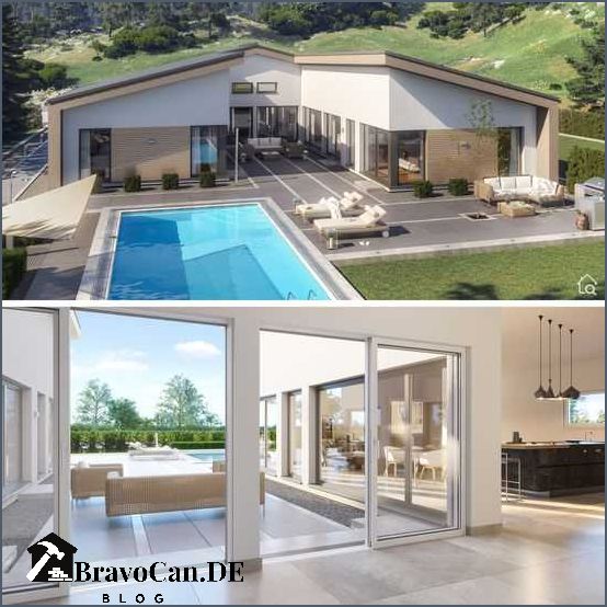 Haus in U-Form Modernes Design und innovative Raumnutzung