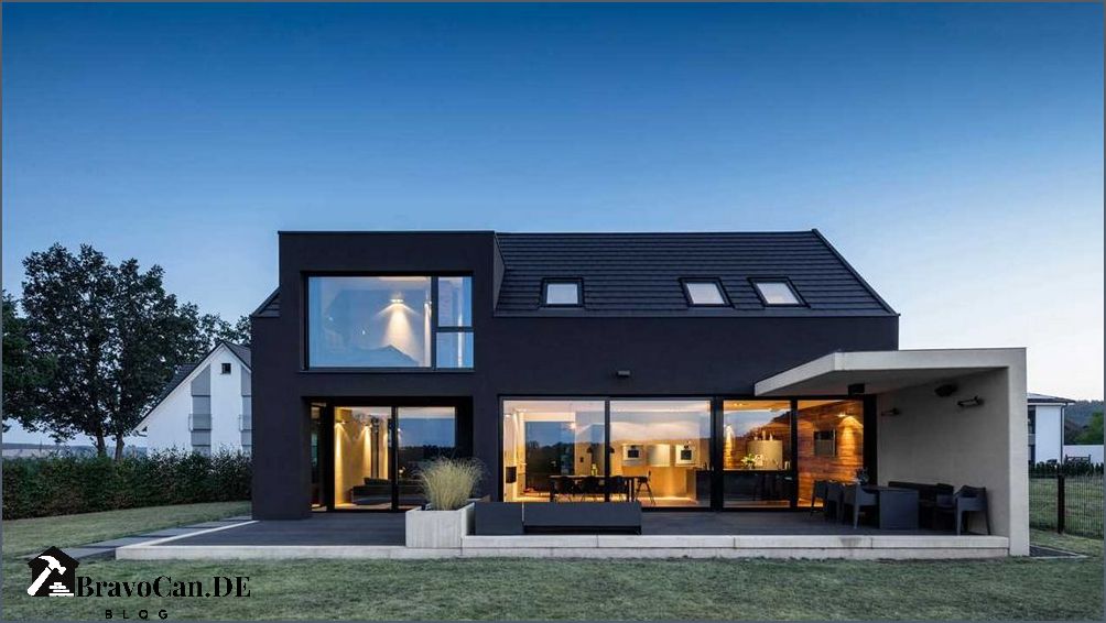 Haus mit Gaube modern zeitgemäßes Design und Funktionalität Haus mit Gaube modern zeitgemäßes Design und Funktionalität