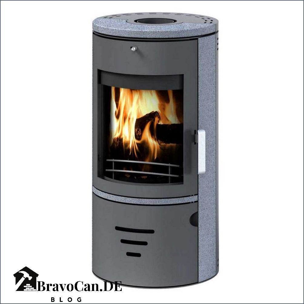 Kaminofen 'modena 20' stahlsandstein 6 kw - Effiziente Wärme für Ihr Zuhause