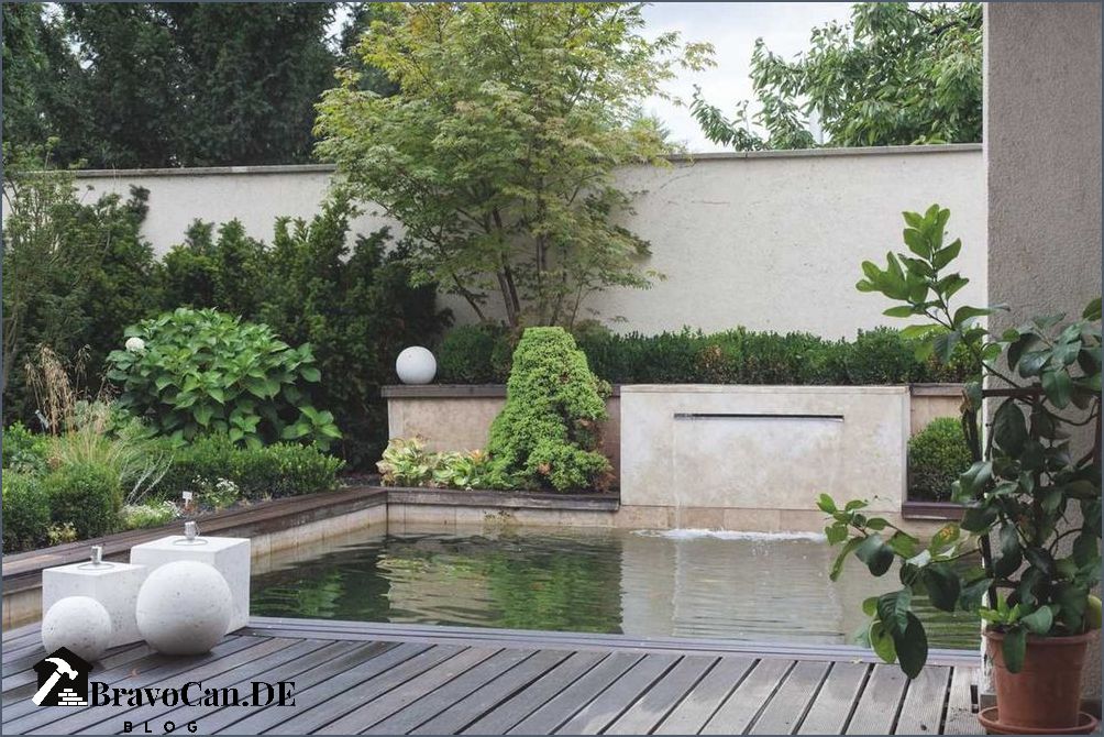 Kleine Wasserstelle im Garten anlegen Tipps und Ideen