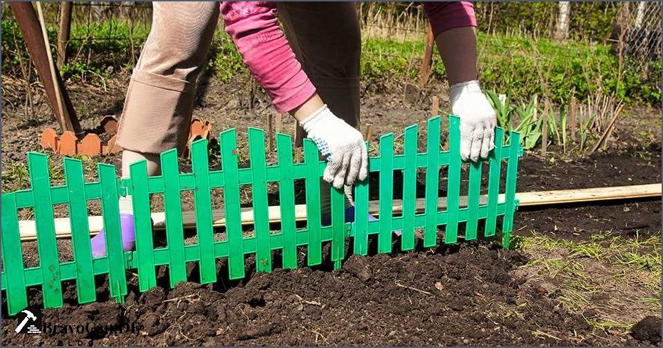 Kleiner Zaun zum Stecken Praktische Lösung für Ihren Garten