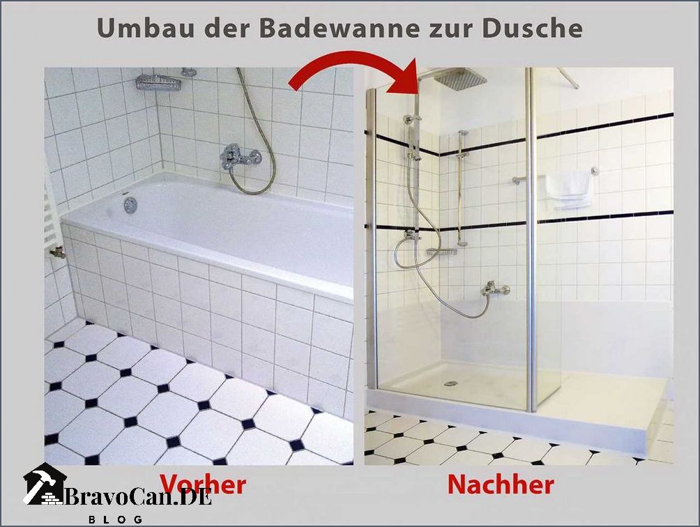 Kosten für den ebenerdigen Umbau der Dusche
