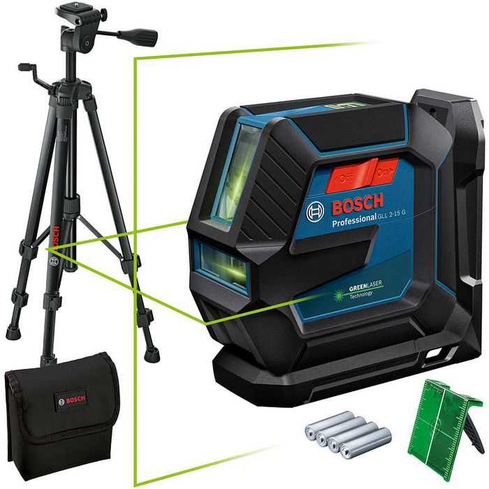 Kreuzlinienlaser mit Stativ - Präzise Ausrichtung und einfache Handhabung für professionelle Arbeiten Kreuzlinienlaser mit Stativ - Präzise Ausrichtung und einfache Handhabung für professionelle Arbeiten
