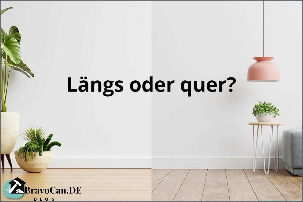 Laminat verlegen In welche Richtung