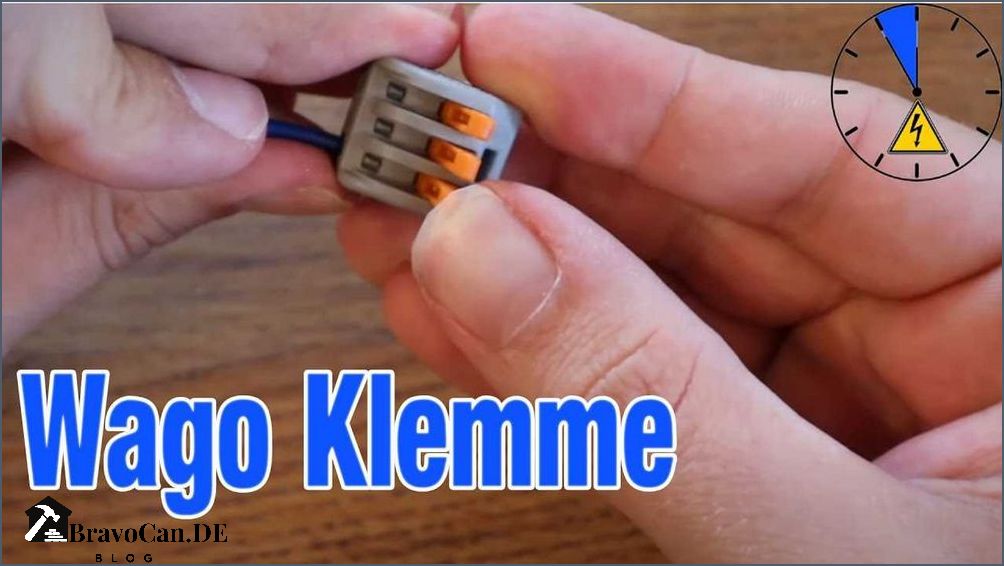 Lampe mit Wago Klemme anschließen Eine Anleitung für sichere Verbindungen Bravocan.DE