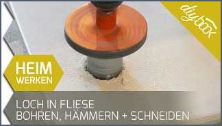 Loch in Fliese schneiden Anleitung und Tipps