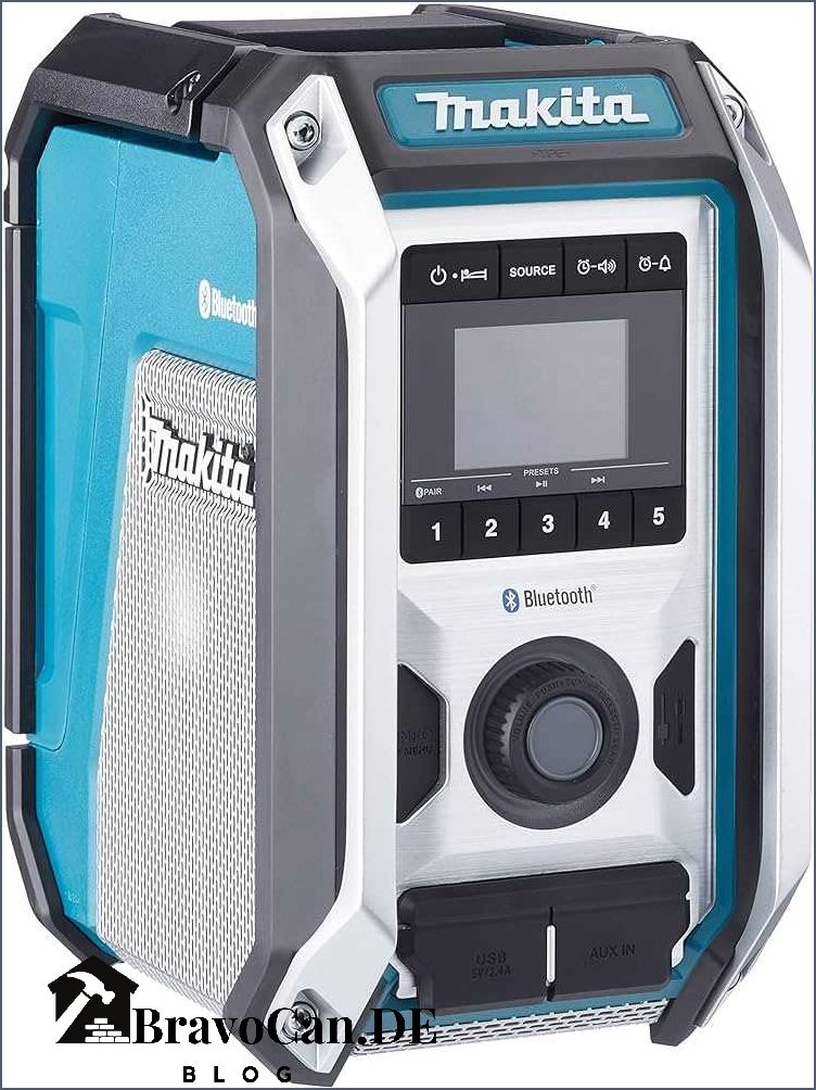 Makita Baustellenradio mit Bluetooth - Kabellose Musik auf der Baustelle Makita Baustellenradio mit Bluetooth - Kabellose Musik auf der Baustelle