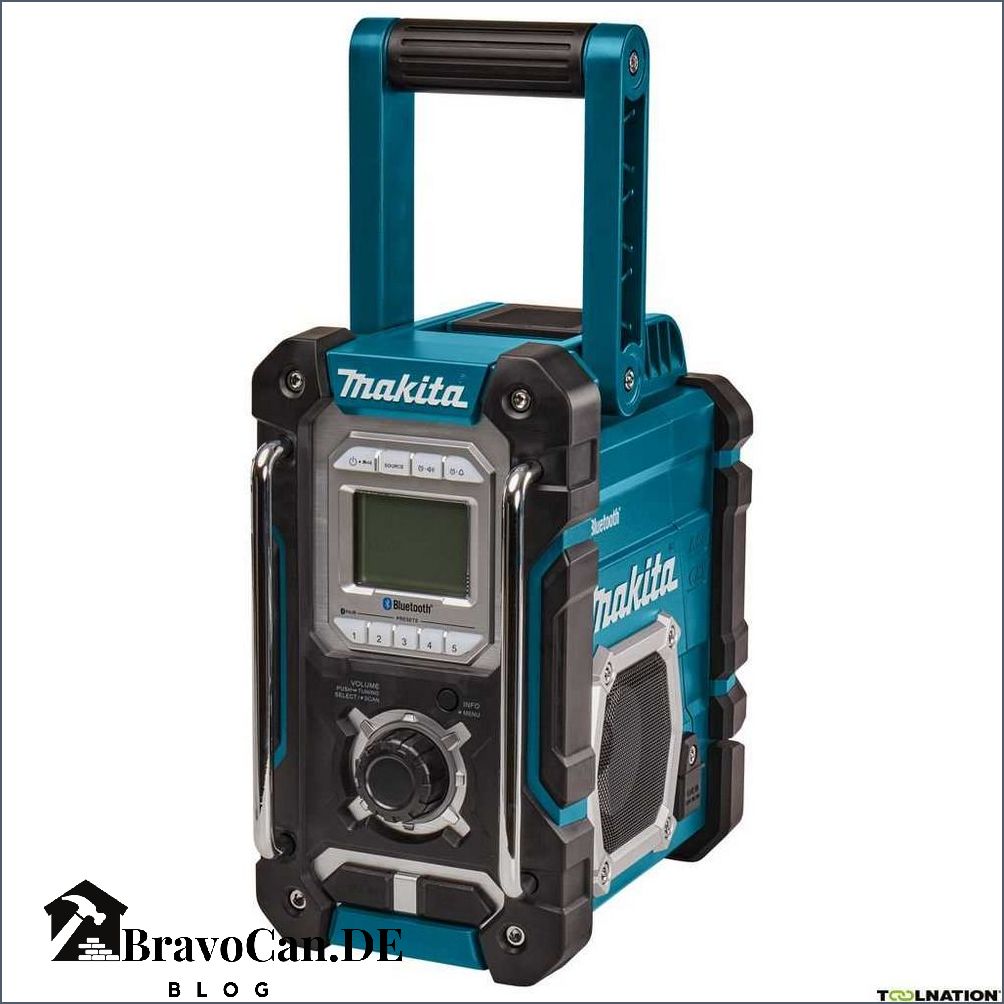 Makita Baustellenradio mit Bluetooth - Kabellose Musik auf der Baustelle Makita Baustellenradio mit Bluetooth - Kabellose Musik auf der Baustelle