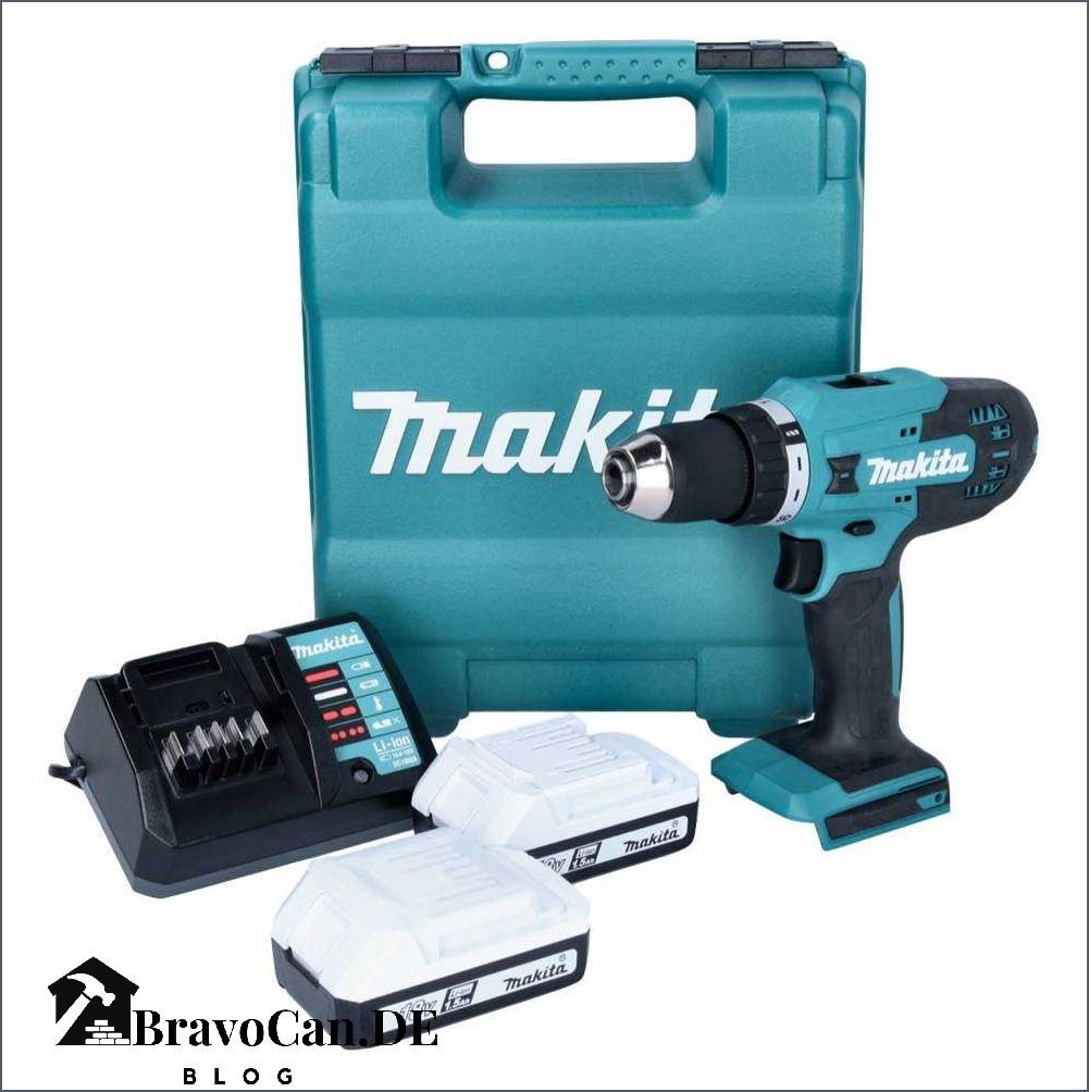 Makita df488dwe 18v Leistungsstarke Akku-Bohrmaschine für Profis