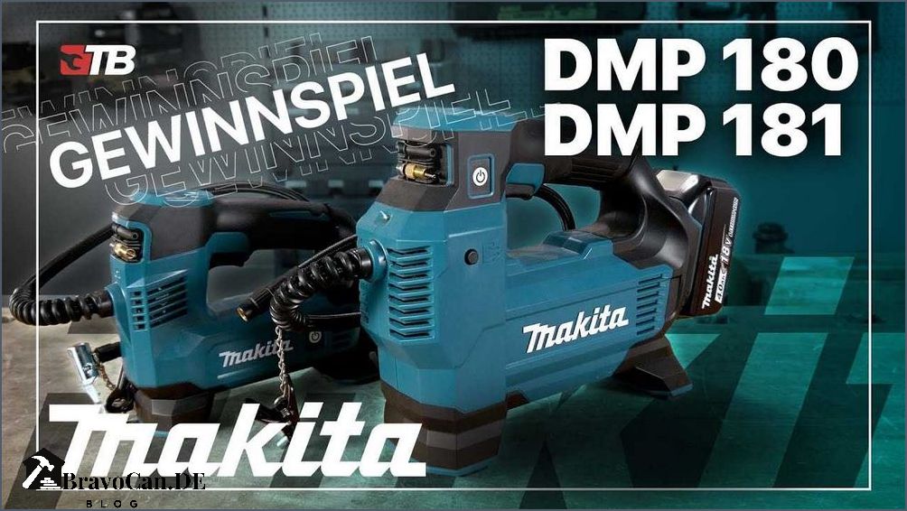 Makita Kompressor 18V DMP181Z - Leistungsstarker Akku-Kompressor für jede Baustelle