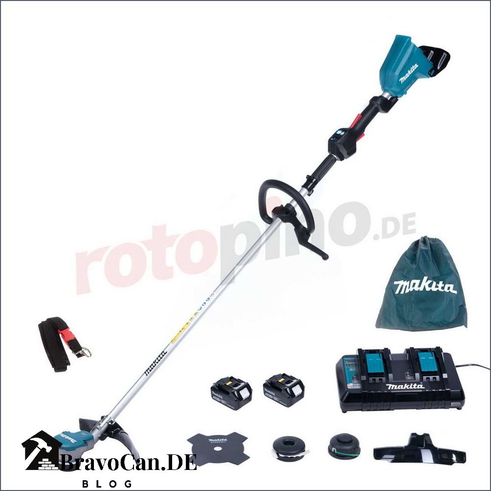 Makita Rasentrimmer mit Messer für präzises Schneiden