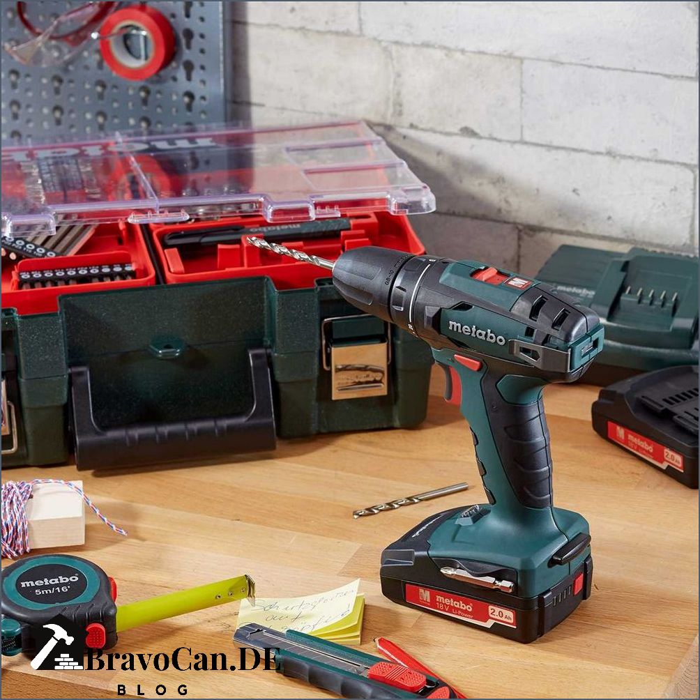 Metabo bs 18 quick Leistungsstarker Akkuschrauber für schnelles und präzises Arbeiten
