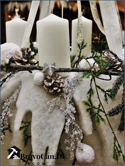 Metall Adventskranz dekorieren Ideen für eine stilvolle Weihnachtsdekoration Metall Adventskranz dekorieren Ideen für eine stilvolle Weihnachtsdekoration
