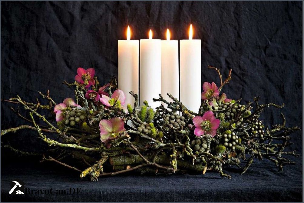 Metall Adventskranz dekorieren Ideen für eine stilvolle Weihnachtsdekoration Metall Adventskranz dekorieren Ideen für eine stilvolle Weihnachtsdekoration