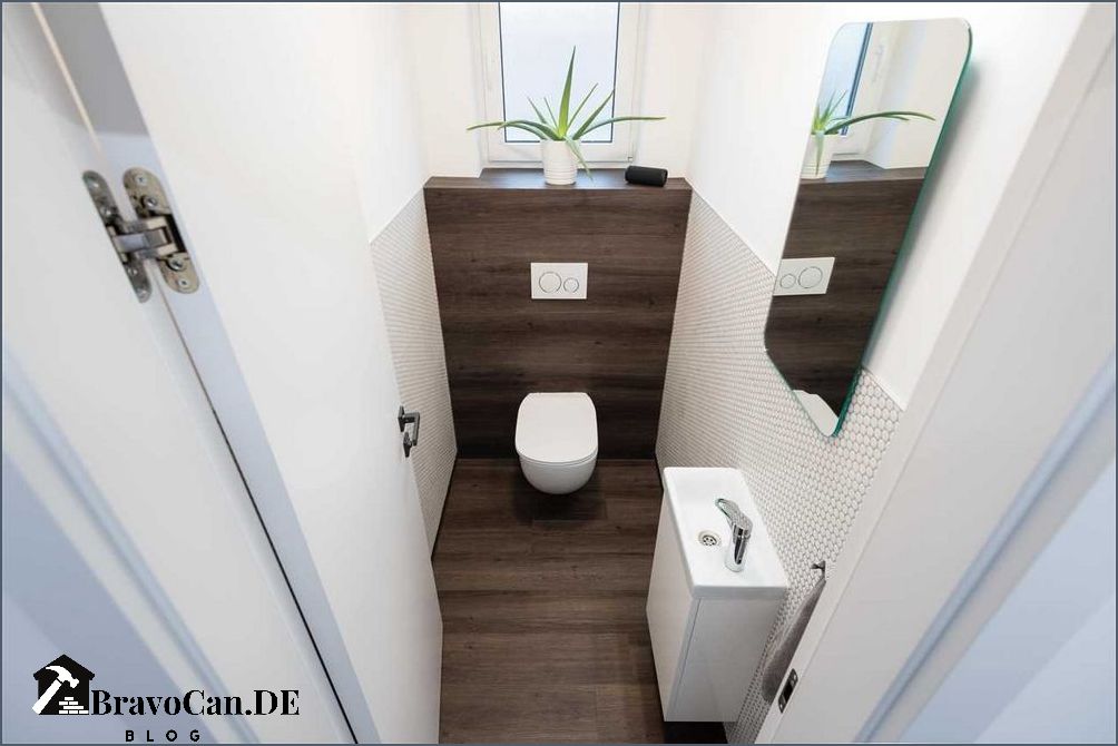 Mini Gäste WC 1 qm Platzsparende Lösungen für kleine Räume