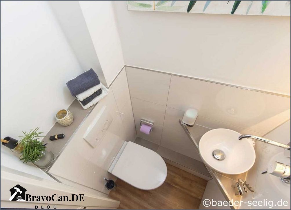 Mini Gäste WC 1 qm Platzsparende Lösungen für kleine Räume
