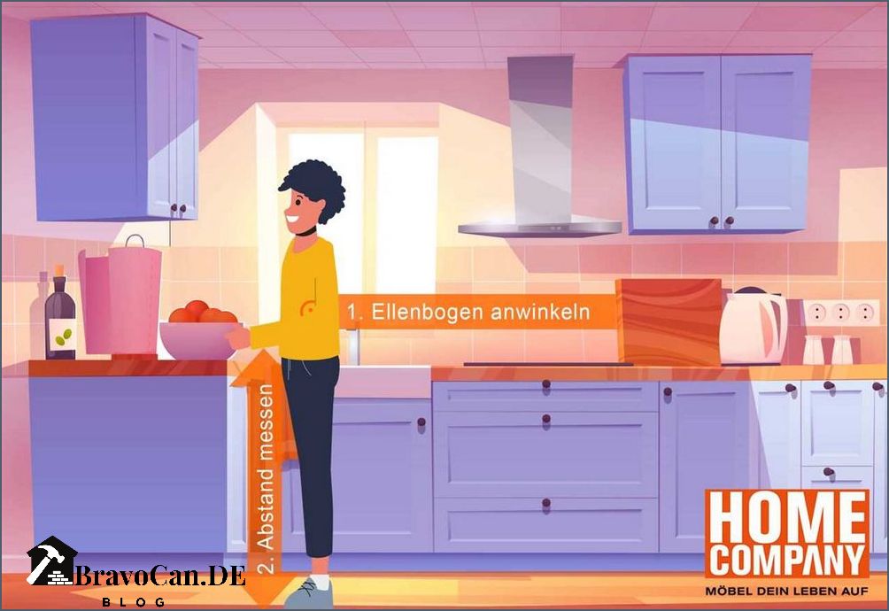 Die richtige Höhe der Arbeitsfläche in der Küche Tipps und Empfehlungen