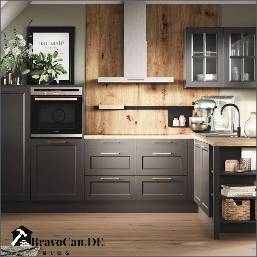 Verwunderlich Kuche Eiche Grau Bild
