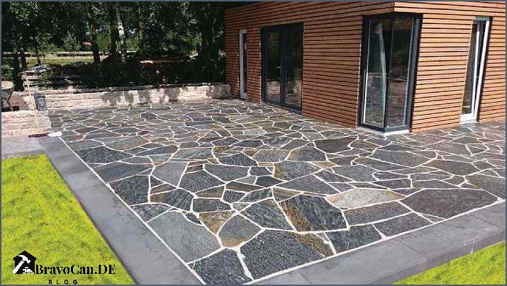 Moderner Naturstein Terrassenbelag für stilvolle Außenbereiche