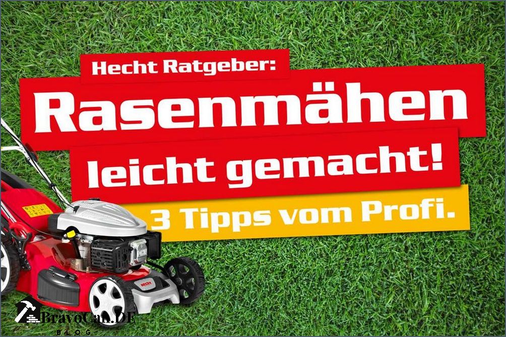 Neuen Rasen mähen Tipps und Tricks für einen perfekten Rasenschnitt