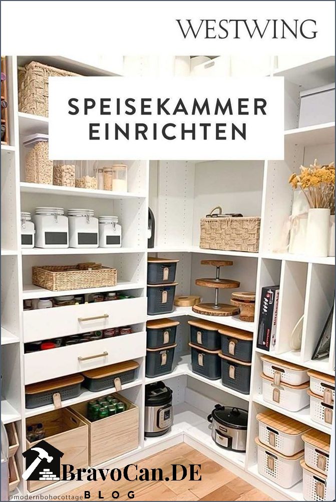 Ordnungssystem Speisekammer einrichten Tipps und Tricks