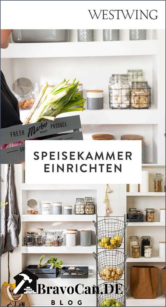 Ordnungssystem Speisekammer einrichten Tipps und Tricks