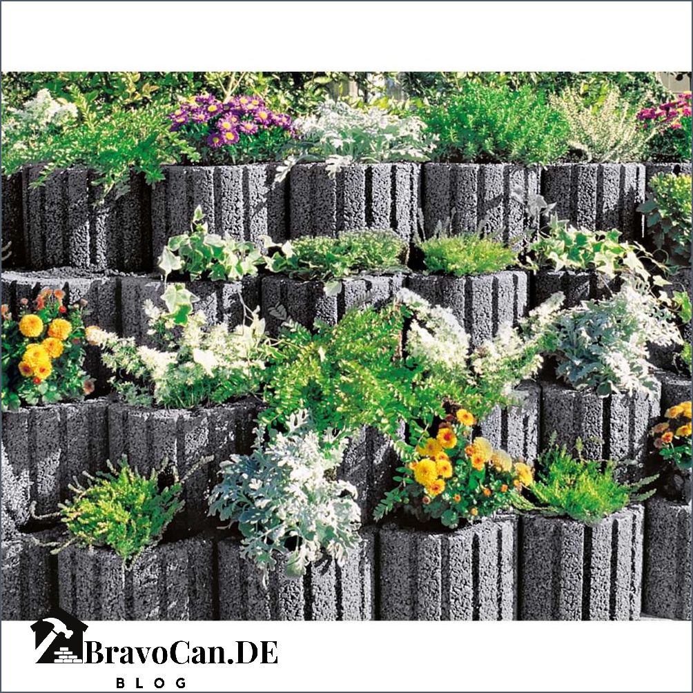 Pflanzsteine eckig groß Ideen und Tipps für die Gartengestaltung