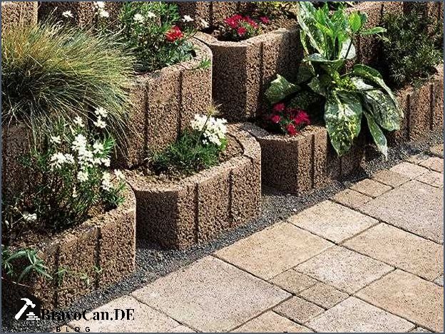 Pflanzsteine eckig groß Ideen und Tipps für die Gartengestaltung